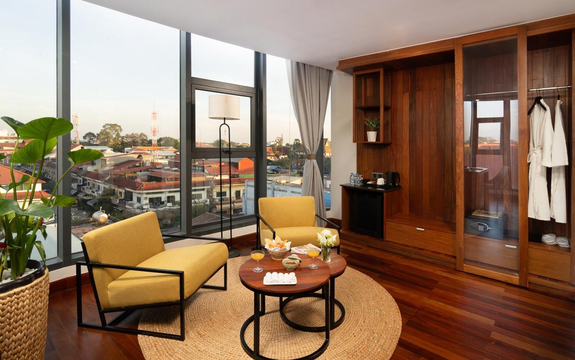 סיאם ריפ Koulen Central Hotel מראה חיצוני תמונה