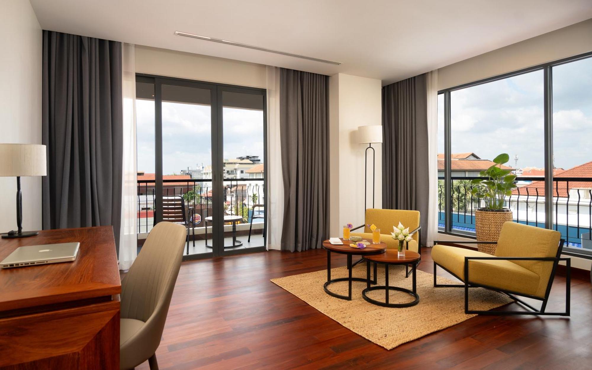 סיאם ריפ Koulen Central Hotel מראה חיצוני תמונה